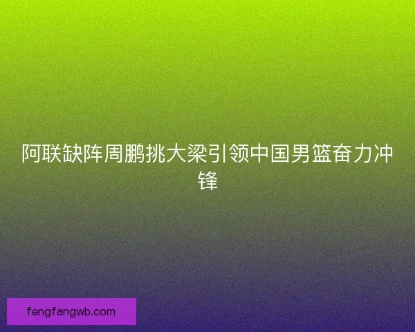 阿联缺阵周鹏挑大梁引领中国男篮奋力冲锋